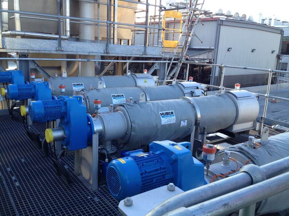 HUBER Sludgecleaner STRAINPRESS® for wastewater and sludge treatment of a brewery.