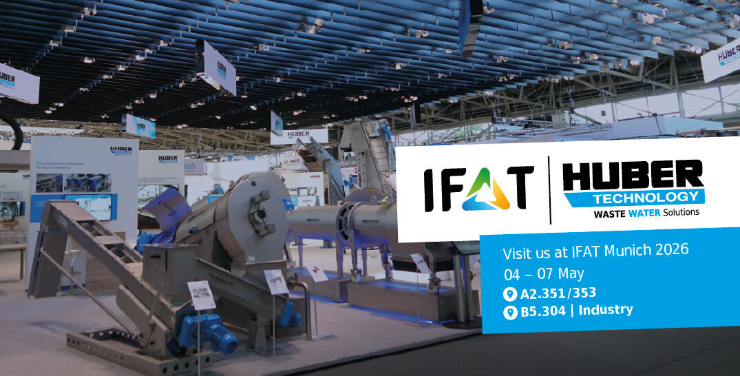 HUBER at IFAT Munich 2026
