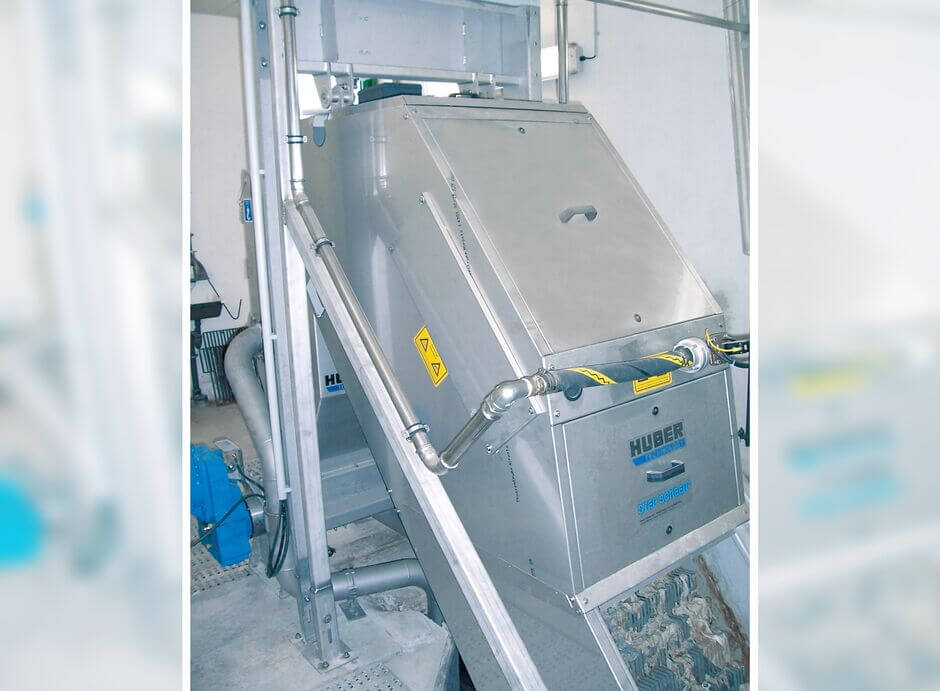 Fully enclosed, odour-free HUBER Fine Screen STEP SCREEN® SSF Fully enclosed, odour-free HUBER Fine Screen STEP SCREEN® SSF