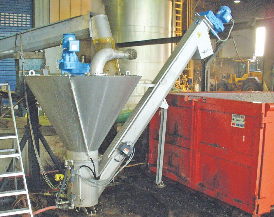 Special design for the treatment of sediments from biogas plants Special design for the treatment of sediments from biogas plants.