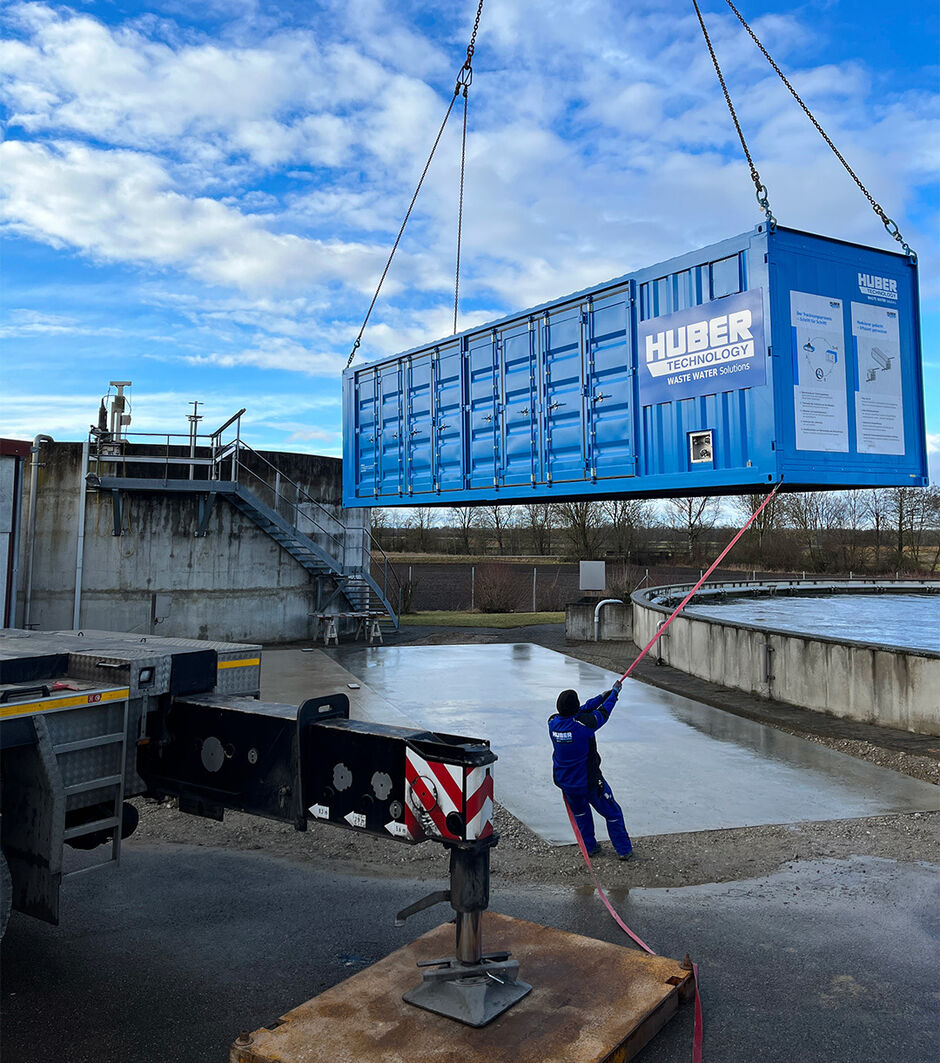 Simple dryer installation thanks to the containerised design Simple dryer installation thanks to the containerised design