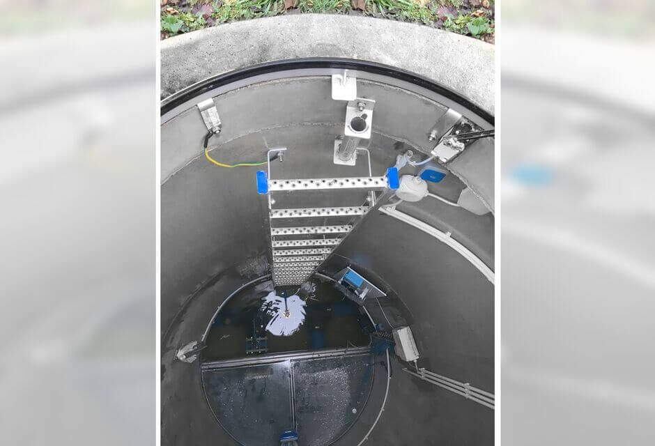 HUBER collapsible hand post entrance aid EH VS, mount HUBER collapsible hand post entrance aid EH VS, mount