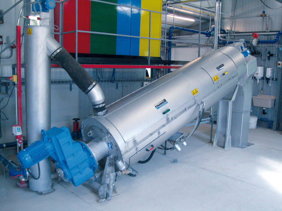 HUBER Screw Press S-PRESS for mineral sludge dewatering HUBER Screw Press S-PRESS for mineral sludge dewatering