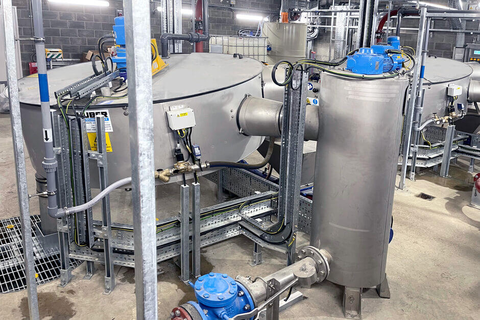 HUBER Disc Thickener S-DISC in Winchburgh, Scotland HUBER Disc Thickener S-DISC in Winchburgh, Scotland