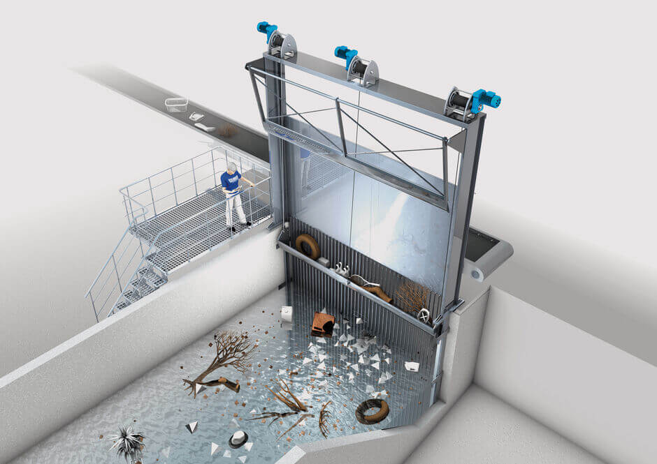 HUBER Grab Screen TrashLift HUBER Grab Screen TrashLift