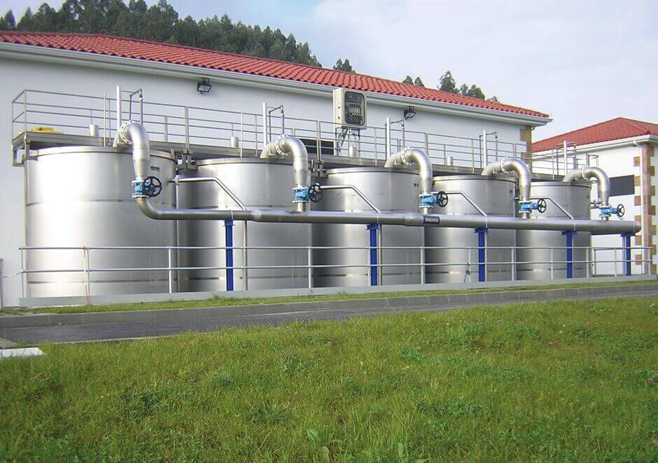 Stickstoffentfernung durch Denitrifikation im Sandfilter HUBER Sandfilter CONTIFLOW®