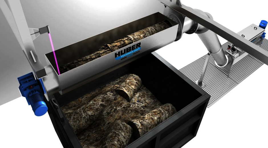 HUBER Tipping Trough KT: Efficient distribution of screenings HUBER Tipping Trough KT: Efficient distribution of screenings