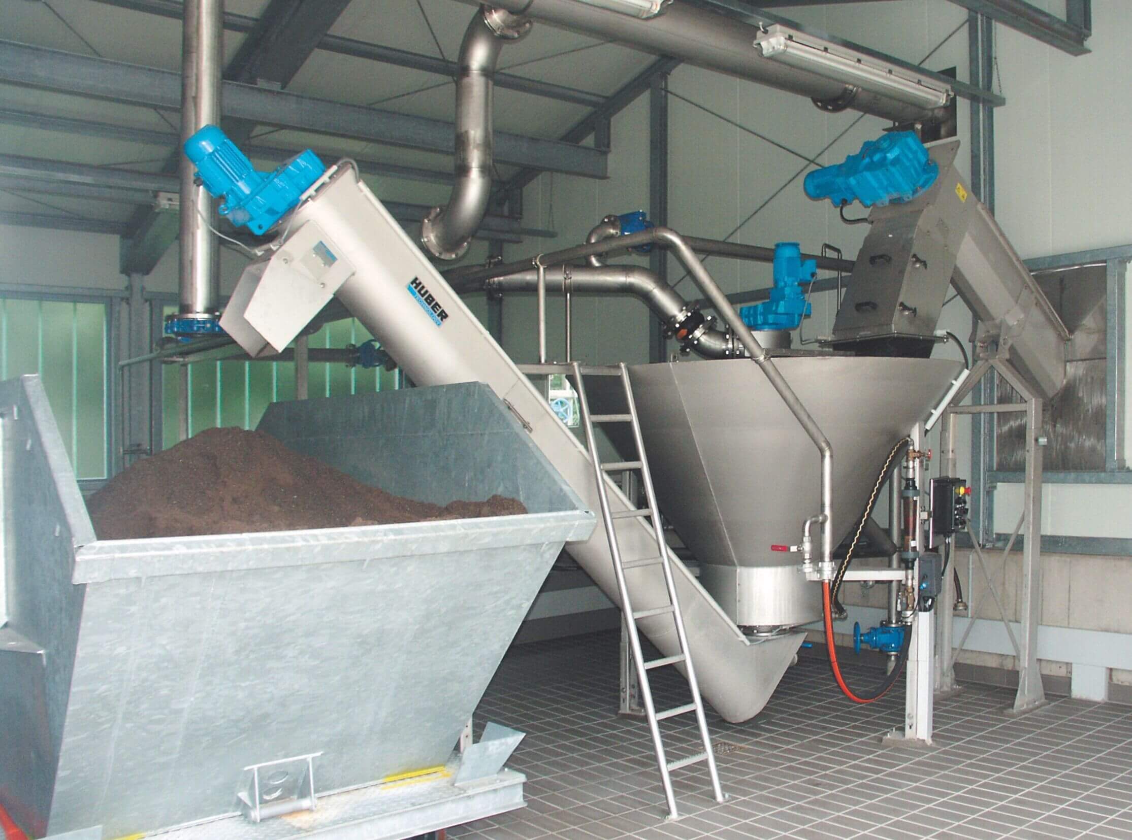 HUBER grit washing plants HUBER grit washing plants: Separation of organics from the mineral particles
