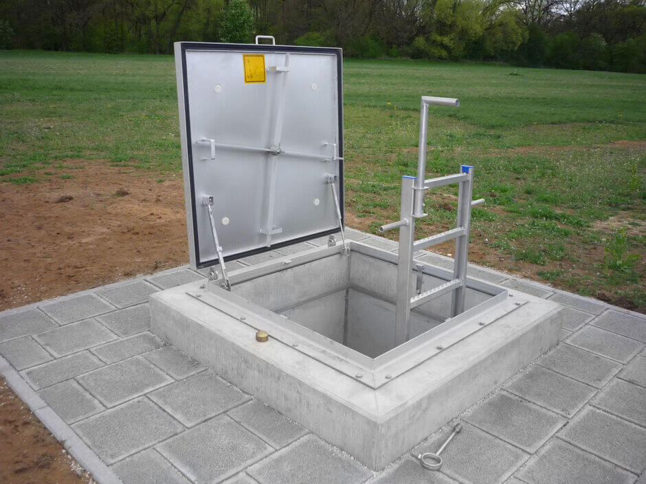 HUBER fold-back entrance aid - collapsible hand post EH KV HUBER fold-back entrance aid - collapsible hand post EH KV