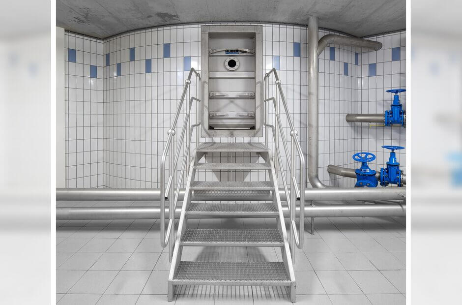 HUBER rectangular pressure-tight door TT7 with locking levers HUBER rectangular pressure-tight door TT7 with locking levers