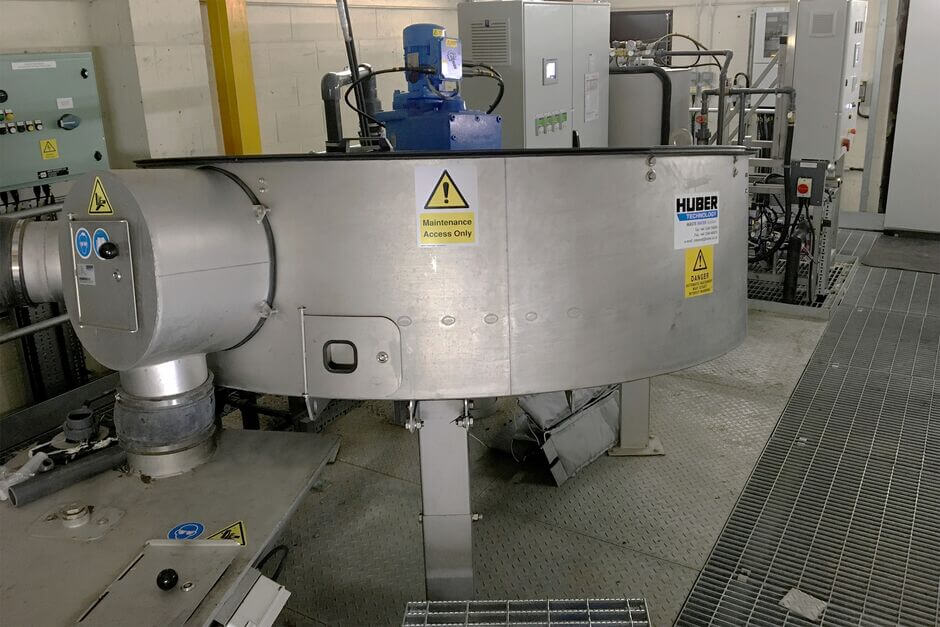 HUBER Disc Thickener S-DISC installation at Great Dunmow WRC HUBER Disc Thickener S-DISC installation at Great Dunmow WRC