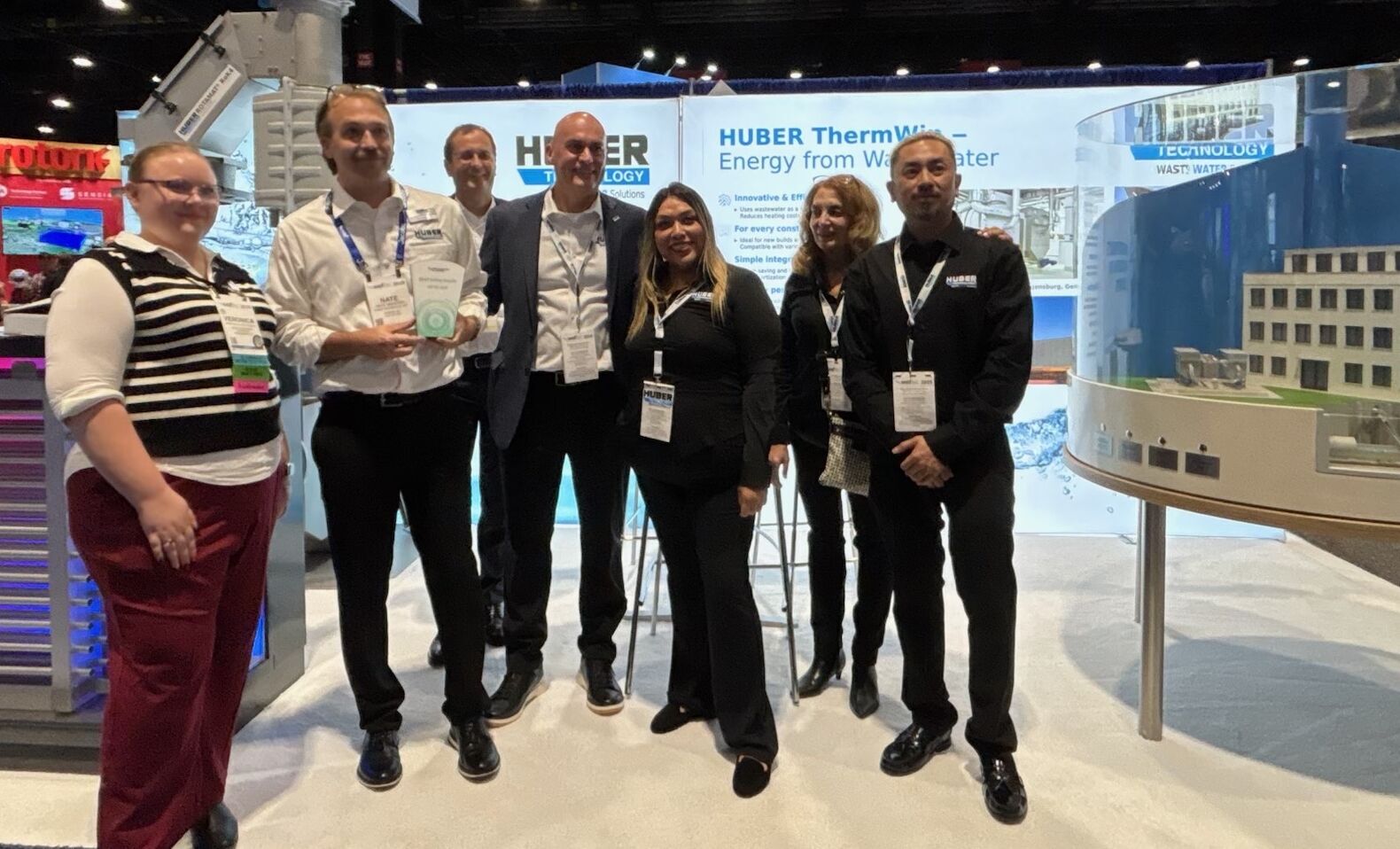 HUBER Technology US is excited to announce a major achievement from this year’s WEFTEC conference HUBER Technology US is excited to announce a major achievement from this year’s WEFTEC conference