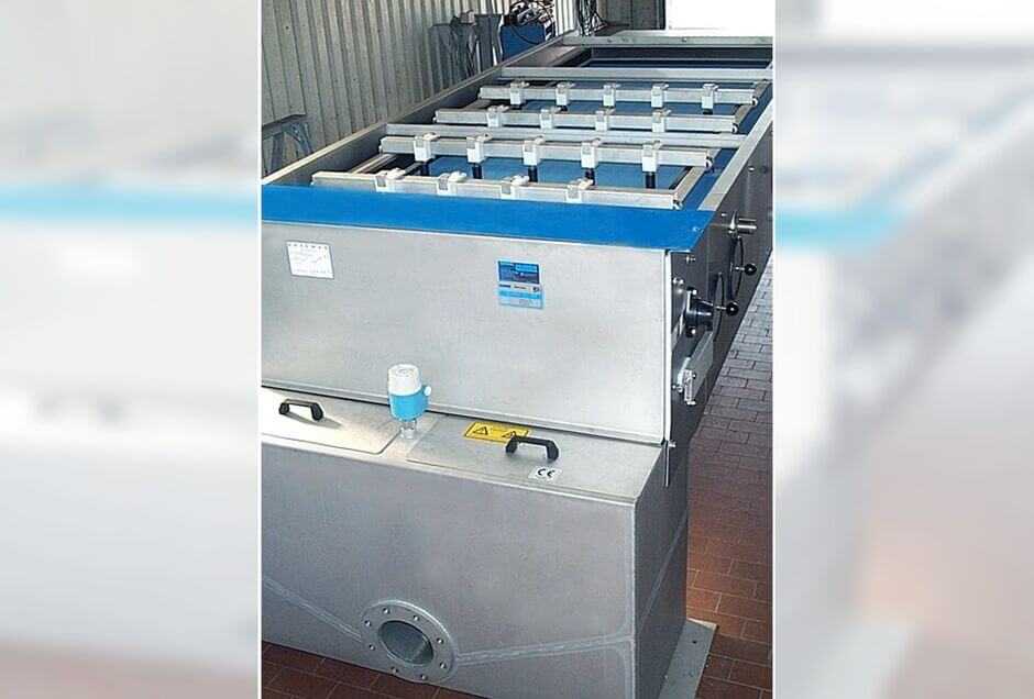 HUBER Bandeindicker DrainBelt für Durchsätze von bis zu 45 m3/h je 1 m Bandbreite