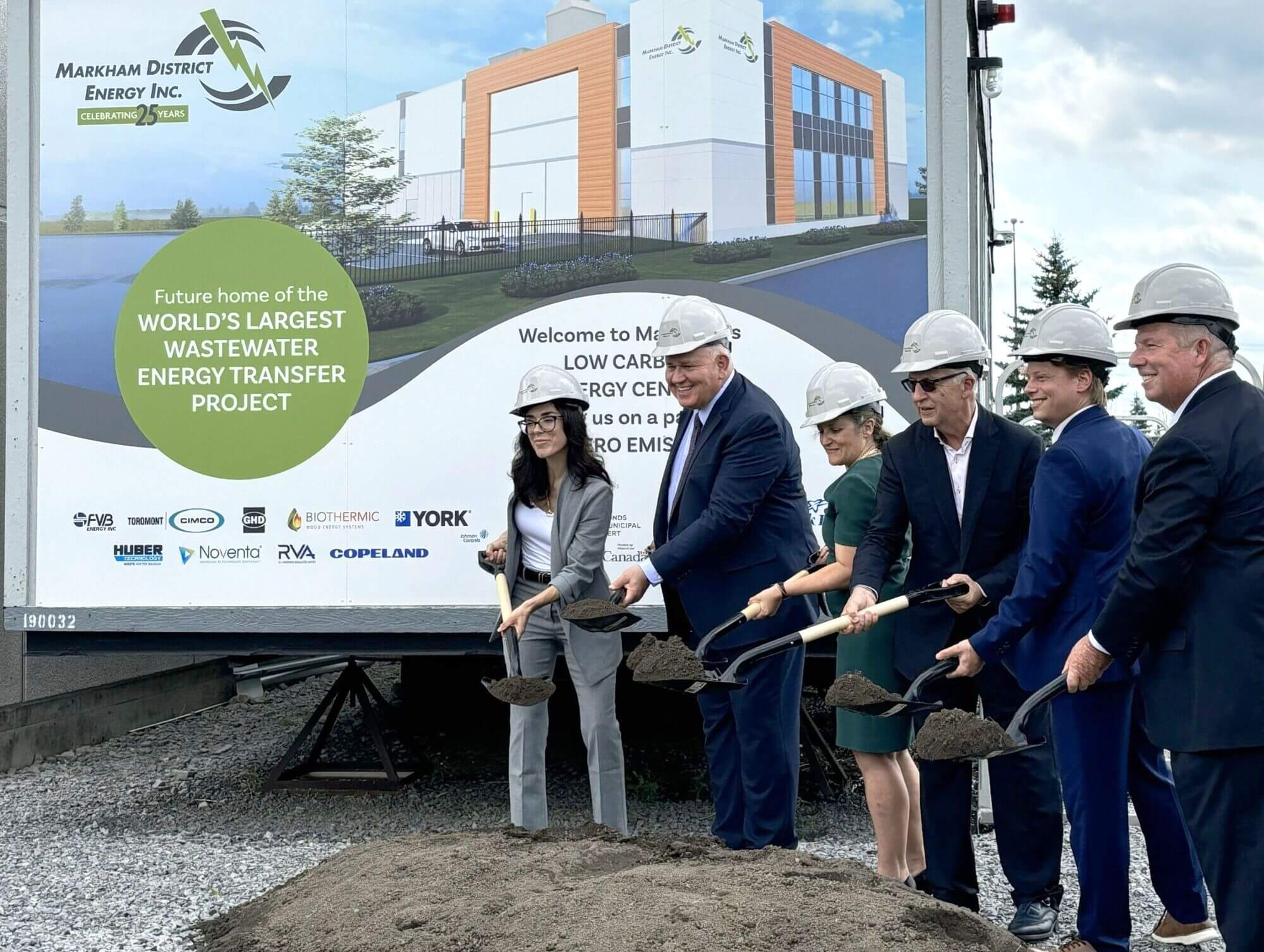 The groundbreaking ceremony for what will be the world's largest wastewater energy recovery project took place on 16 July. img-casestudy-24-09-thermwin-markham-can-00-teaser