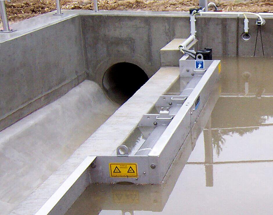 HUBER Storm Screen ROTAMAT® RoK2 before overflow HUBER Storm Screen ROTAMAT® RoK2 before overflow