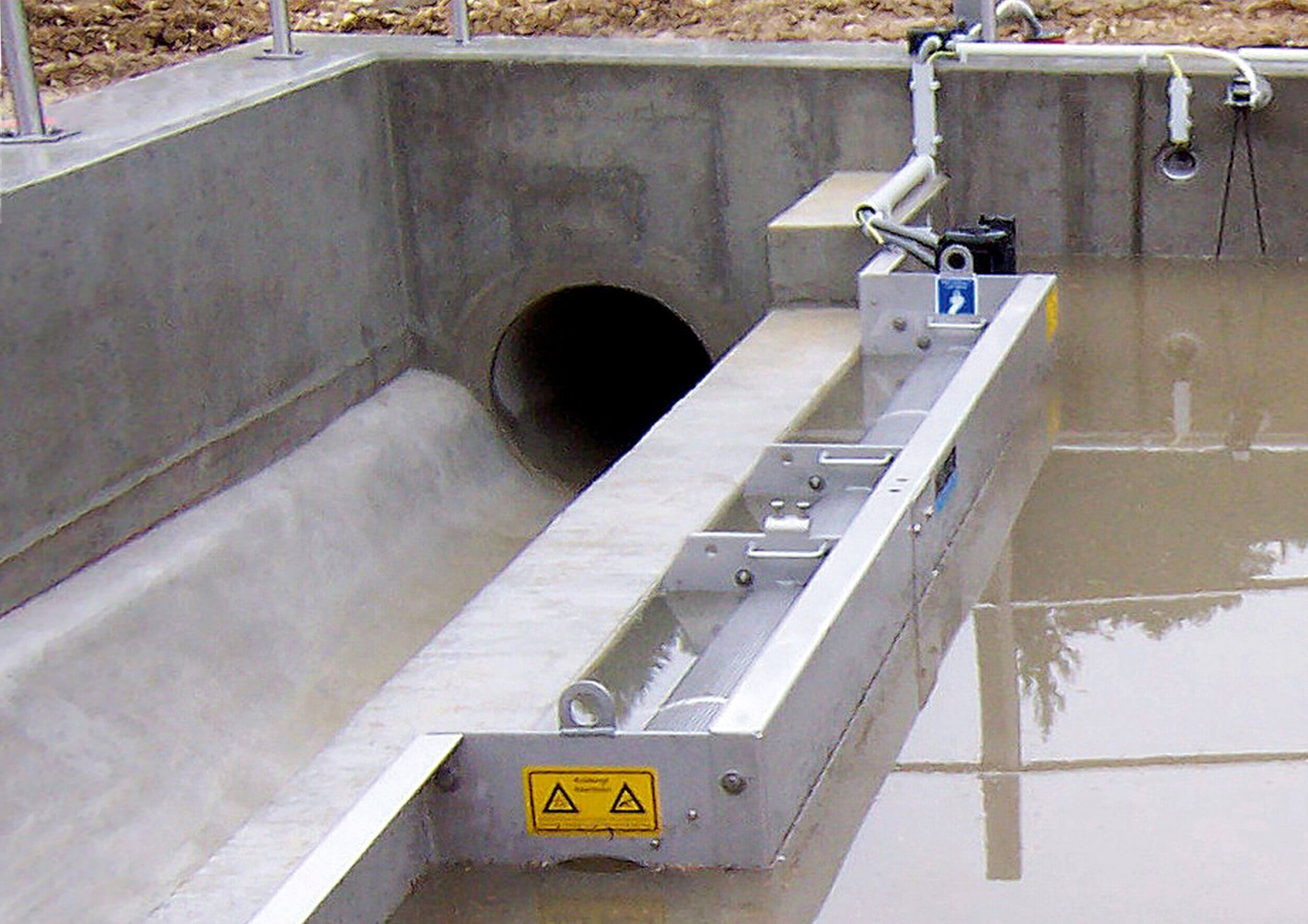 HUBER Storm Screen ROTAMAT® RoK2 before overflow HUBER Storm Screen ROTAMAT® RoK2 before overflow
