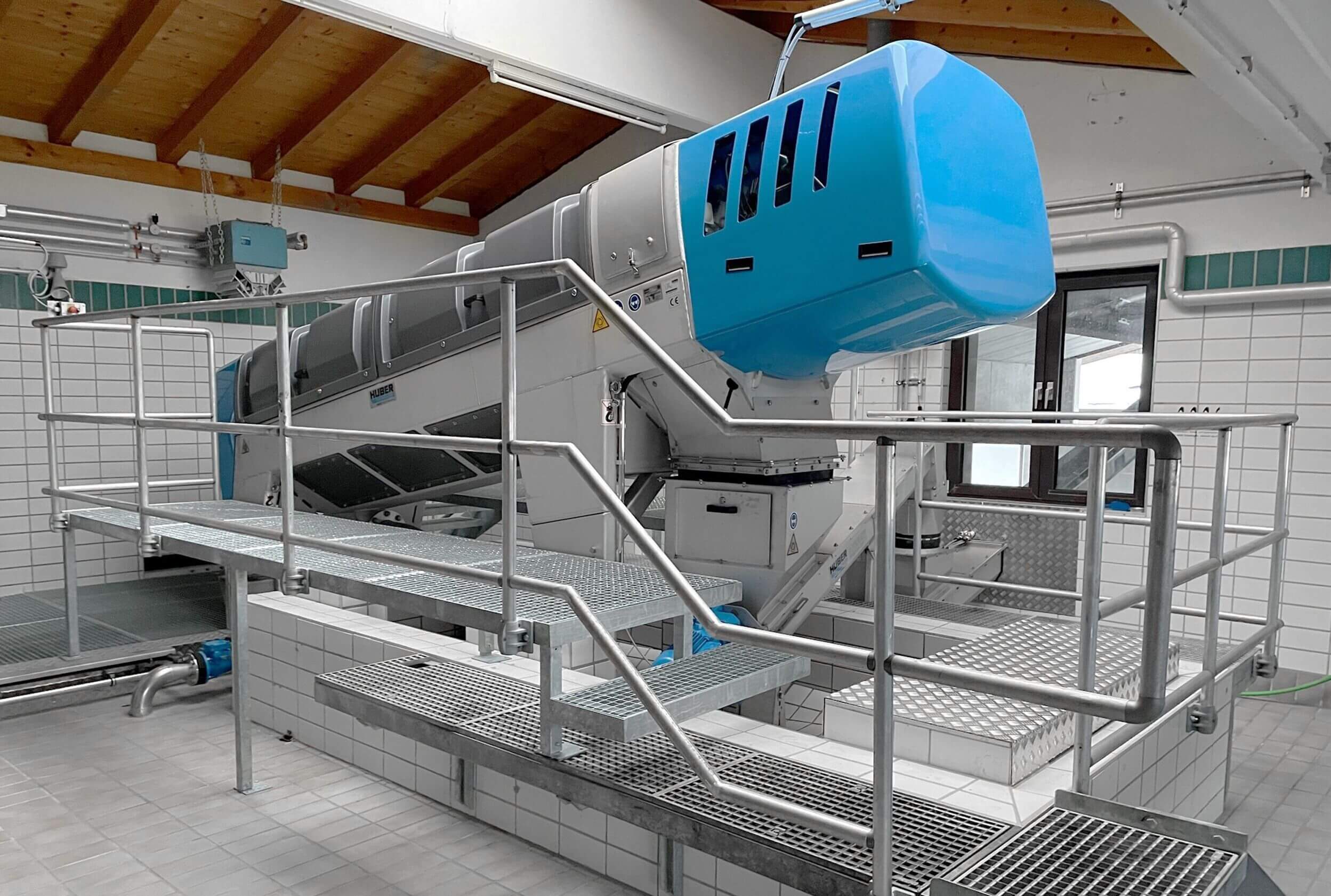 HUBER Maschinen zur Schlammentwässerung