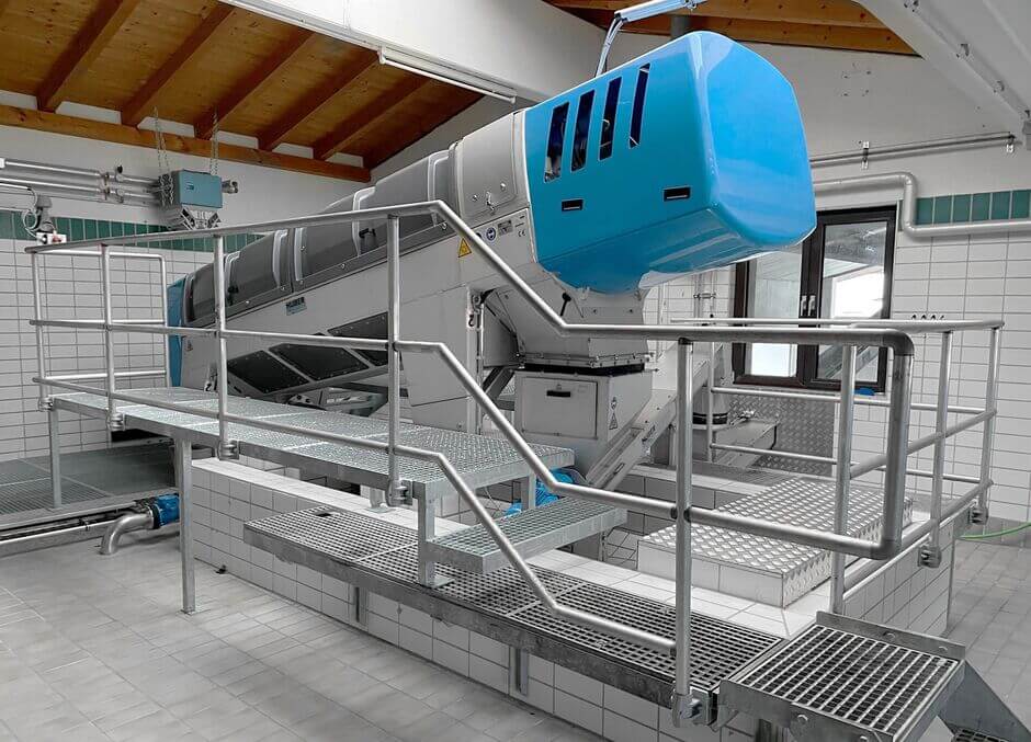 The HUBER Screw Press Q-PRESS® has proven itself worldwide as an energy-efficient and operator-friendly machine technology. HUBER Screw Press Q-PRESS® 620.2 for dewatering of digested sludge