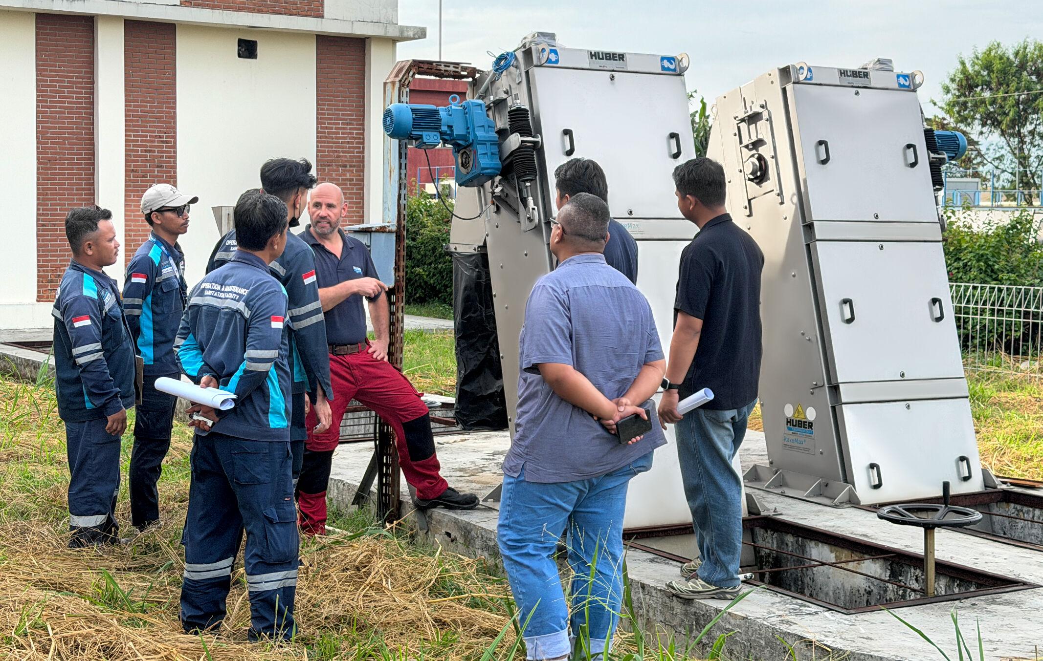 Beratung und Schulung auf einer Anlage in Indonesien