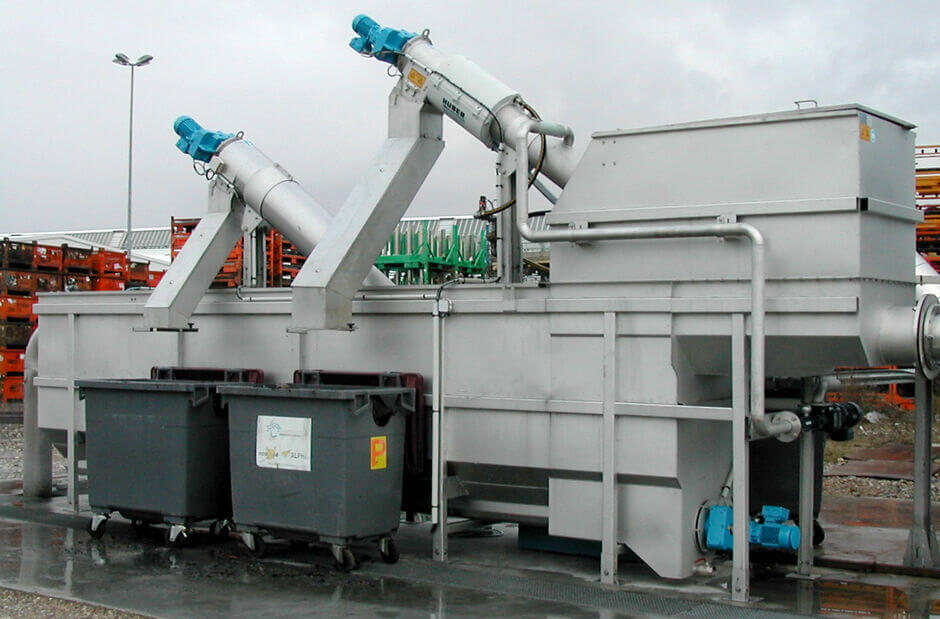 Frost-proof outdoor installation of a HUBER Complete Plant ROTAMAT® Ro5 HUBER Complete Plant ROTAMAT® Ro5 in frost-proof outdoor installation