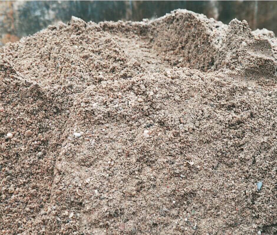 Washed grit removed at a wastewater treatment plant Washed grit removed at a wastewater treatment plant