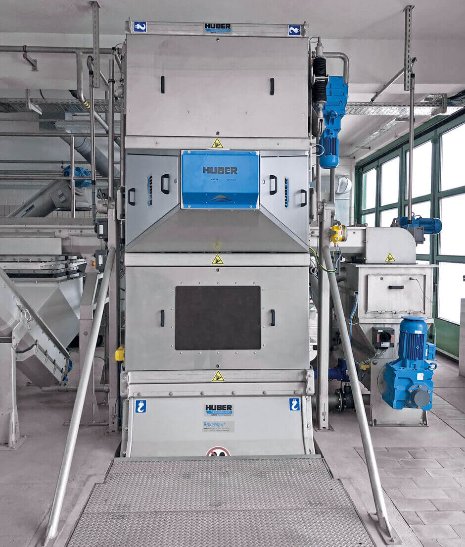HUBER Multi-Rake Bar Screen RakeMax® | HUBER Technology