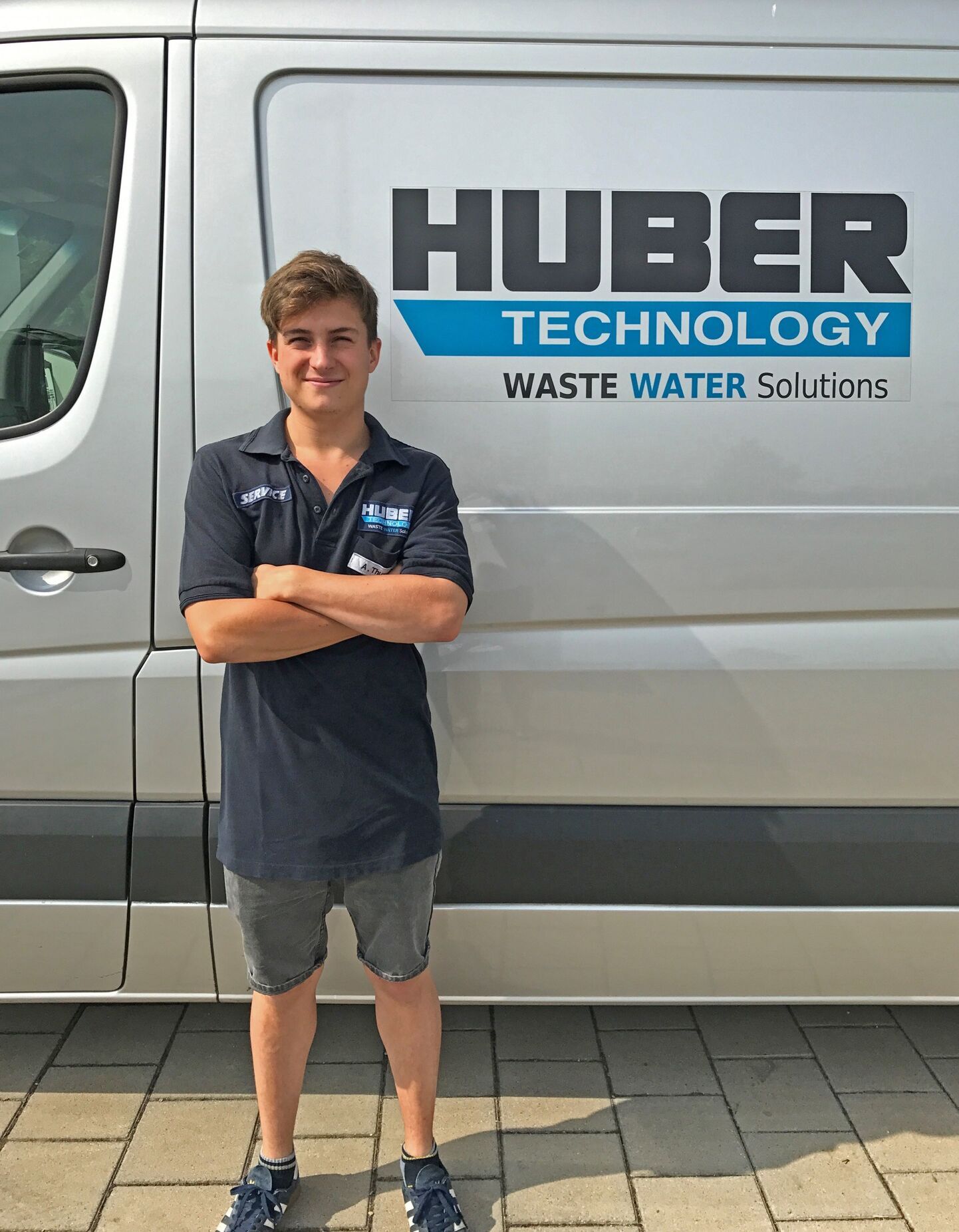 Bereit für den nächsten Job: Andreas Thumann, HUBER Servicetechniker international Bereit für den nächsten Job: Andreas Thumann, HUBER Servicetechniker international