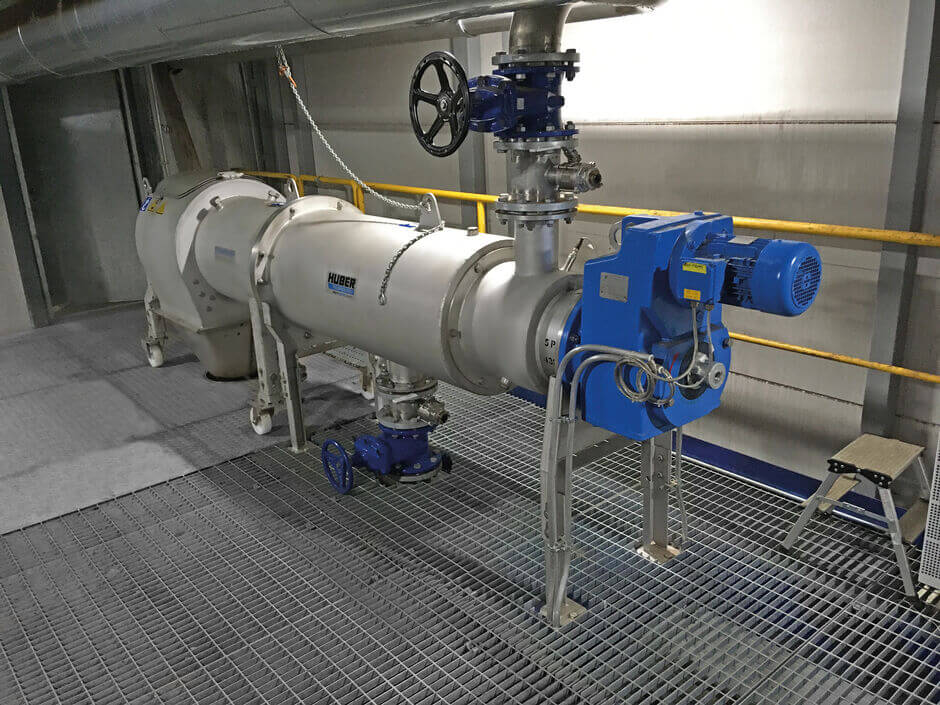 STRAINPRESS® 430 para separação de material grosso antes de uma decantadora STRAINPRESS® 430 para separação de material grosso antes de uma decantadora