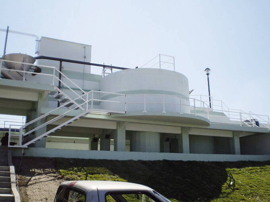 Impressive concrete construction for the HUBER Vortex Grit Chamber VORMAX Impressive concrete construction for the HUBER Vortex Grit Chamber VORMAX