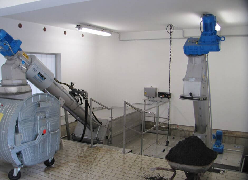 HUBER Complete Plant Hydro Duct ROTAMAT® Ro5 HD unit with blocked grit washer unit with blocked grit washer HUBER Complete Plant Hydro Duct ROTAMAT® Ro5 HD unit with blocked grit washer unit with blocked grit washer