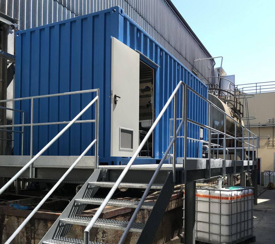 Container system HUBER Dissolved Air Flotation Plant HDF S2 Container system HUBER Dissolved Air Flotation Plant HDF S2