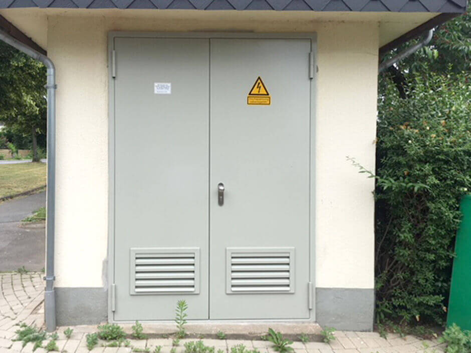 HUBER Double Stainless Steel Door, lacquered HUBER Double Stainless Steel Door, lacquered