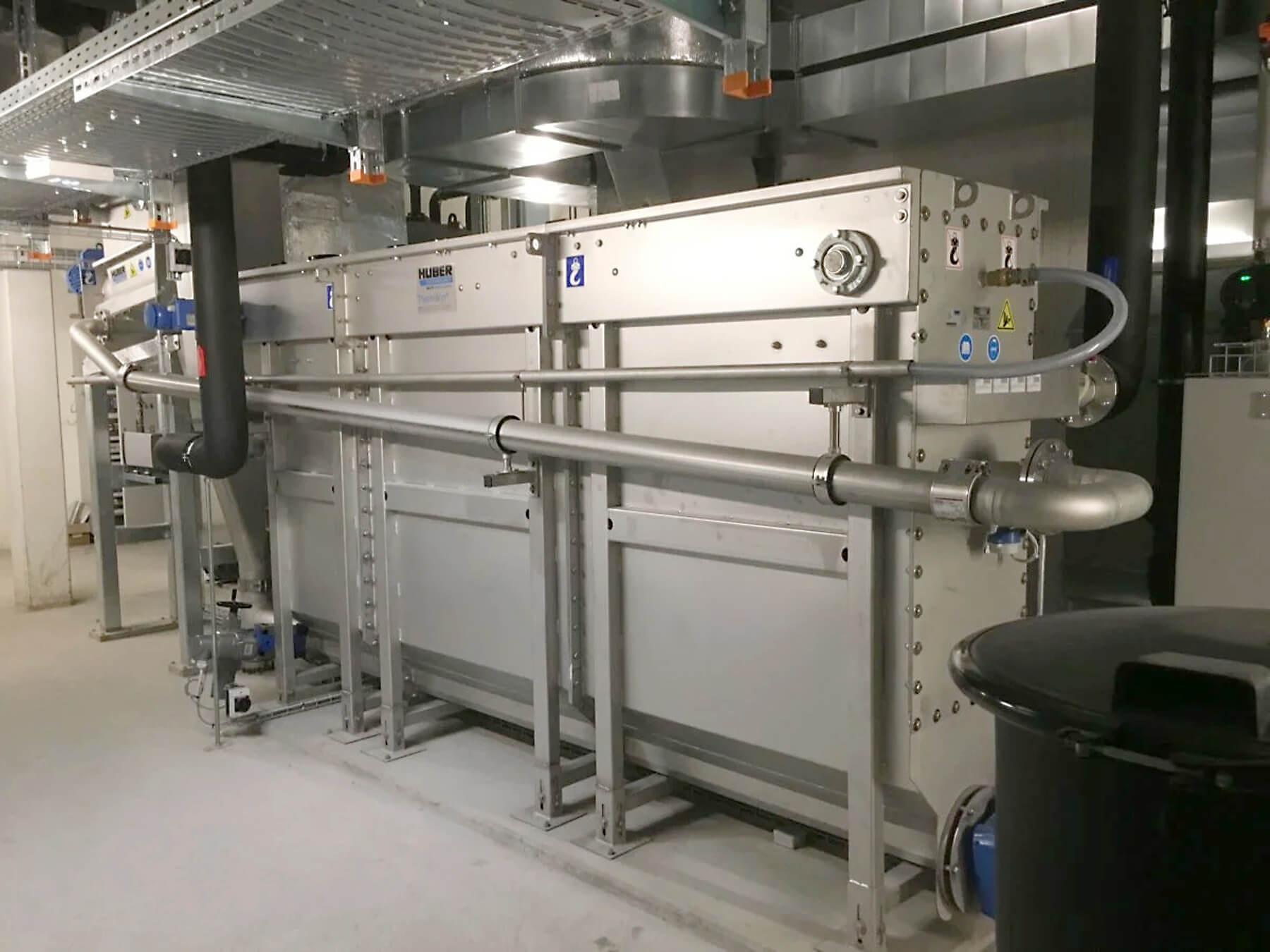 The HUBER Heat Exchanger is available in different sizes.