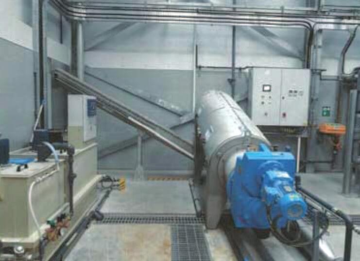 HUBER Screw Press Q-PRESS® on distillery AD plant HUBER Screw Press Q-PRESS® on distillery AD plant