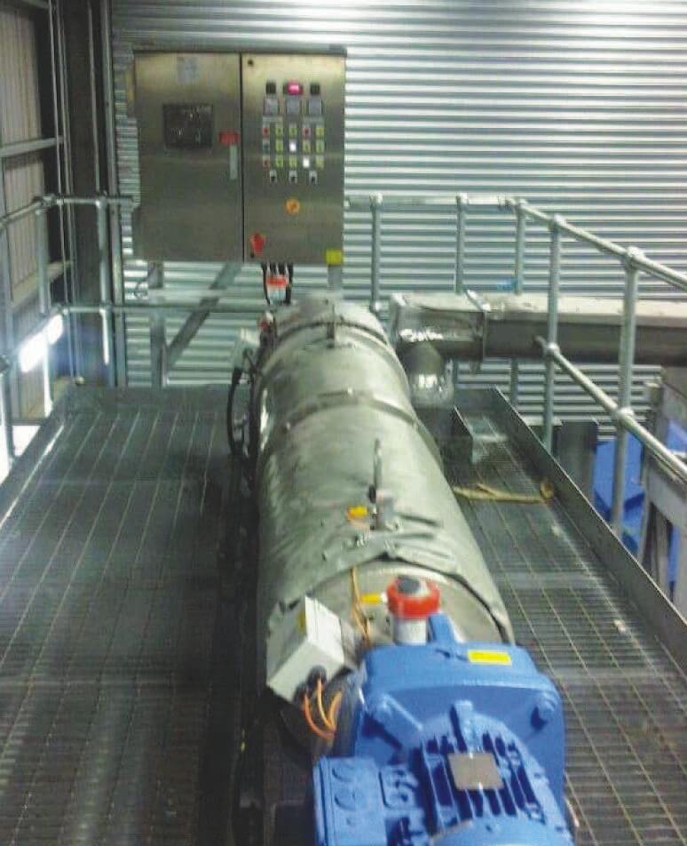 Barkip STRAINPRESS® Sludgecleaner SP installation Barkip STRAINPRESS® Sludgecleaner SP installation