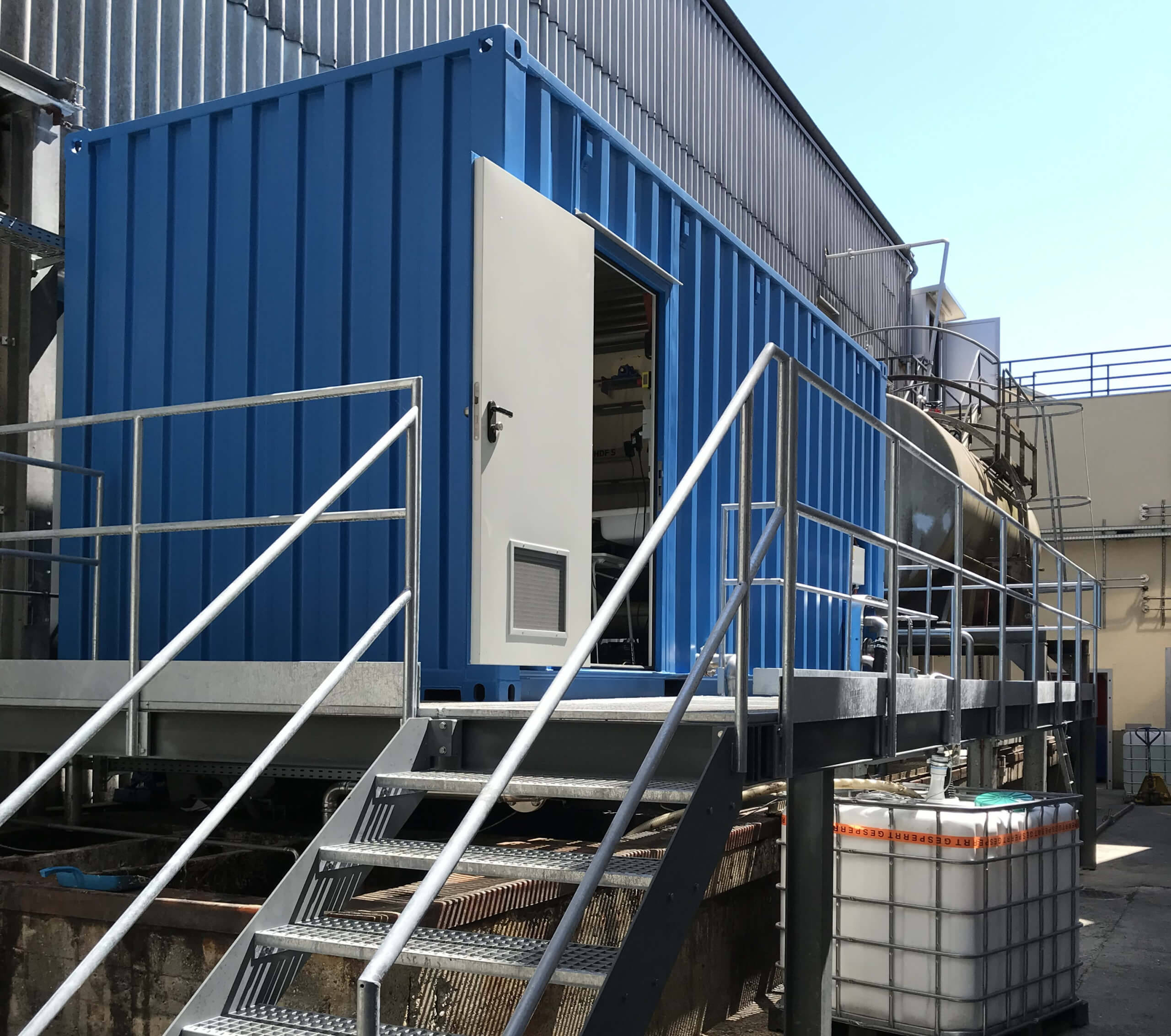 Containeranlage HUBER Druckentspannungsflotation HDF S2 Containeranlage HUBER Druckentspannungsflotation HDF S2