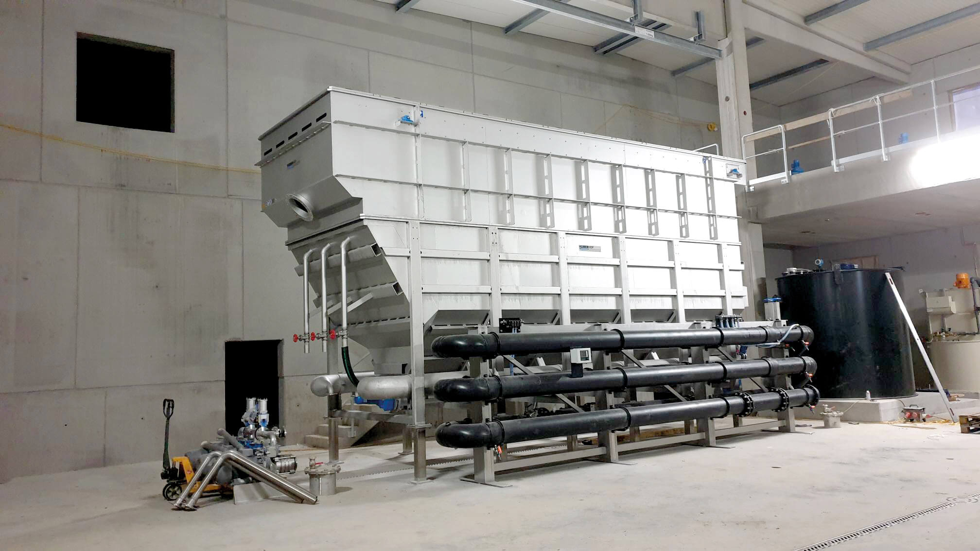 HUBER Dissolved Air Flotation for physical-chemical pretreatment
with optimum reduction of COD, fats and solids,
more than 500 installations worldwide.