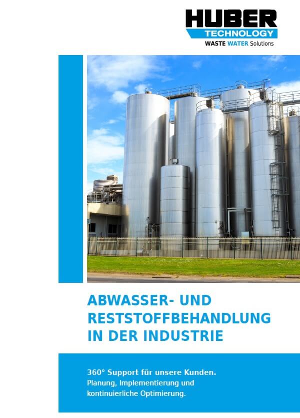 Flyer: Abwasser- und Reststoffbehandlung in der Industrie