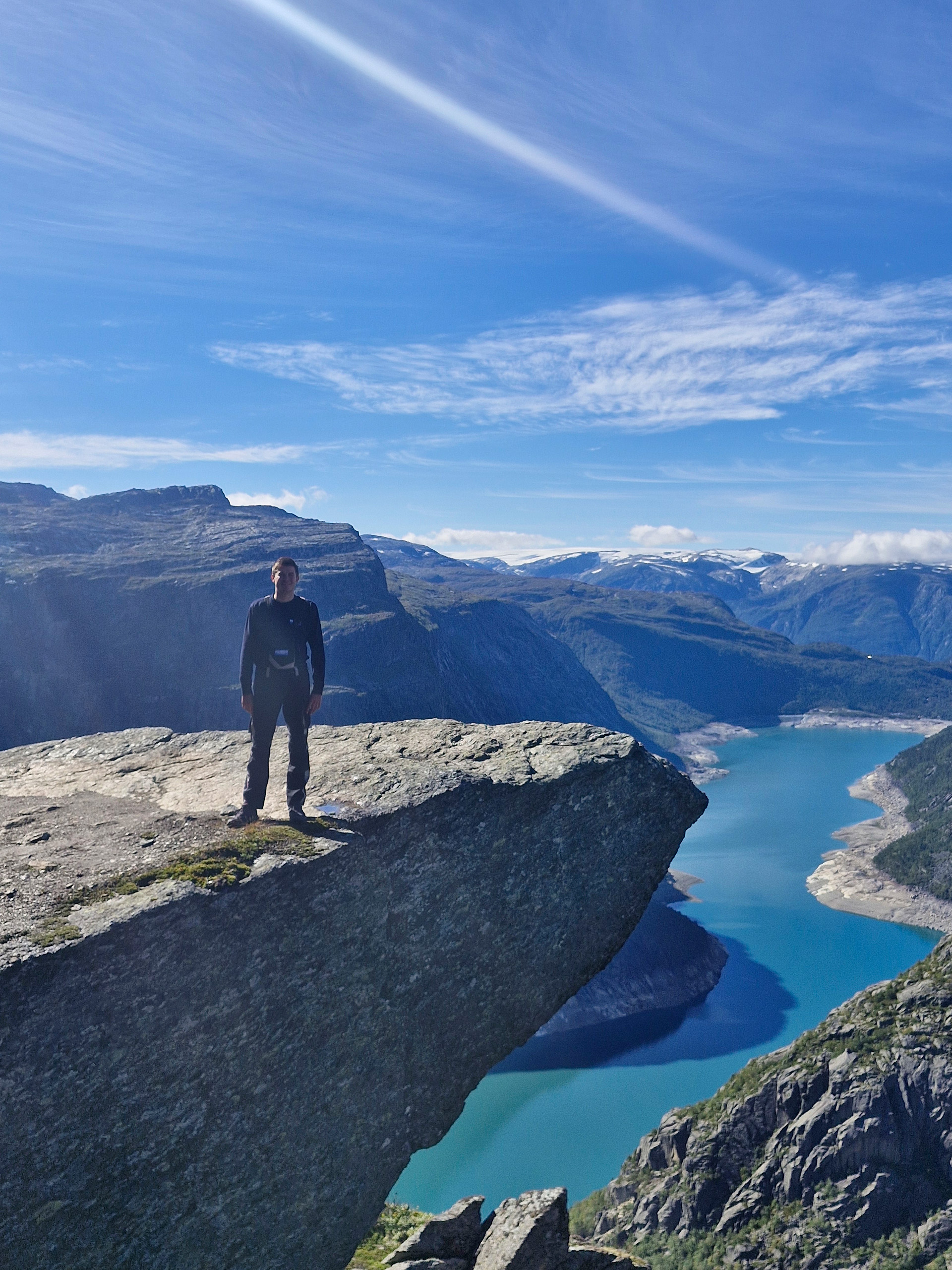 View from Trolltunga View from Trolltunga