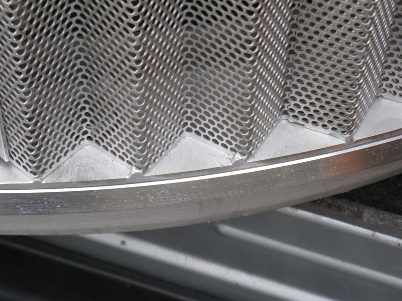 Star-shaped screen drum of the ROTAMAT® Perforated Plate Screen RPPS-Star Star-shaped screen drum of the ROTAMAT® Perforated Plate Screen RPPS-Star