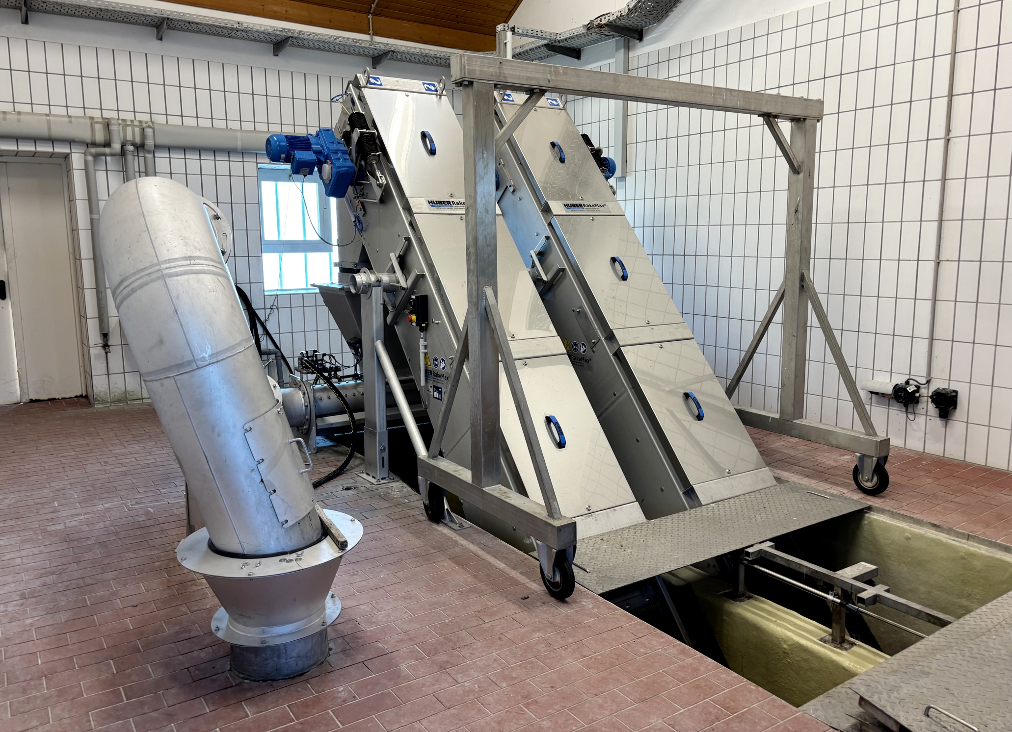 The screens and the wash press for the mechanical pre-treatment process were upgraded.
