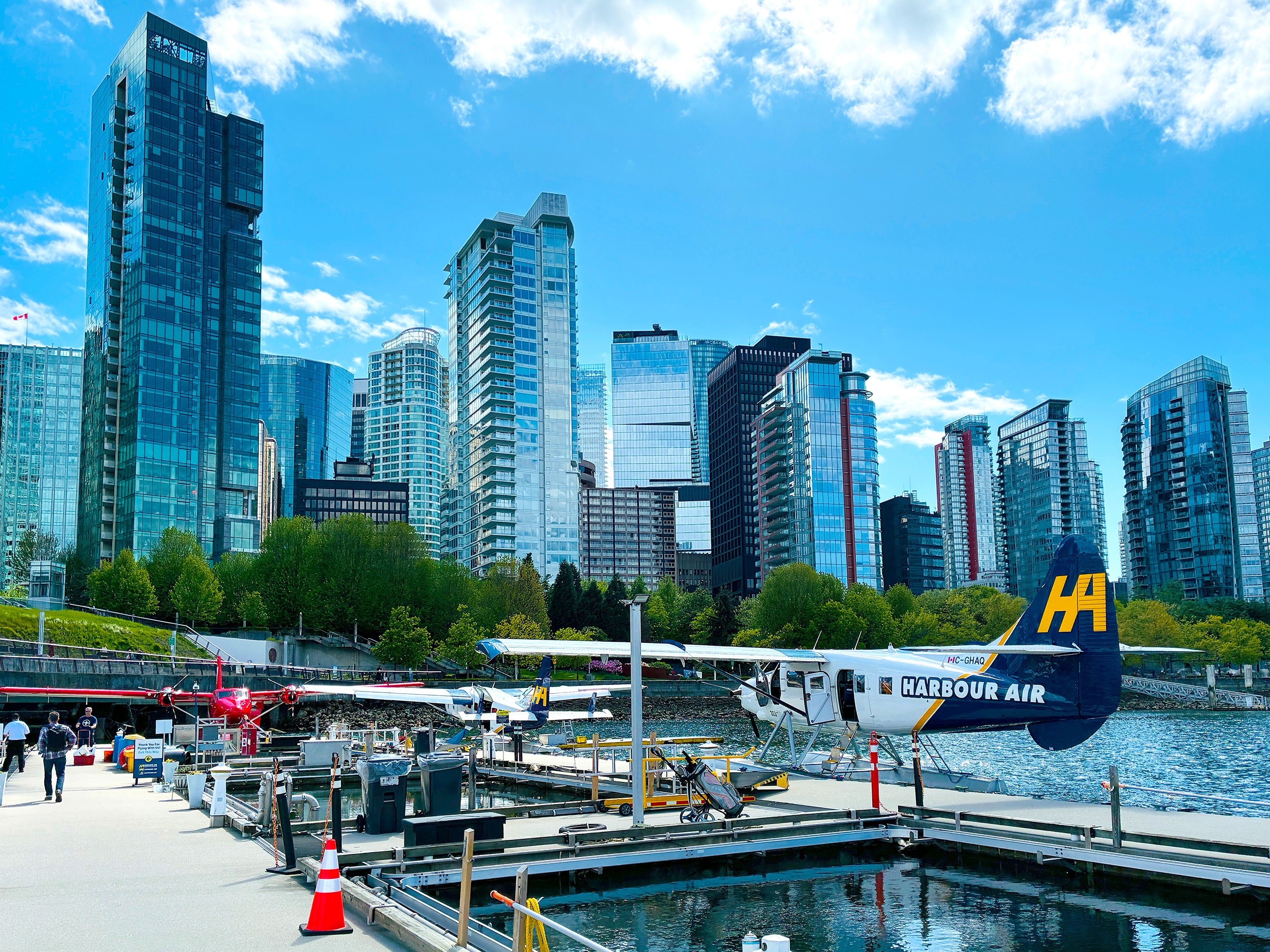 We travelled by seaplane from Vancouver to Tofino and the local wastewater treatment plant on Vancouver Island