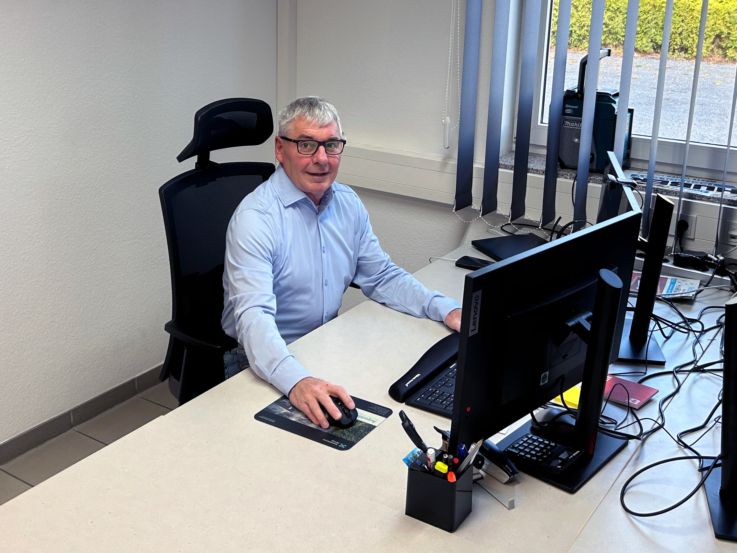 Dieter Stichel is the team leader at the new site Dieter Stichel is the team leader at the new site