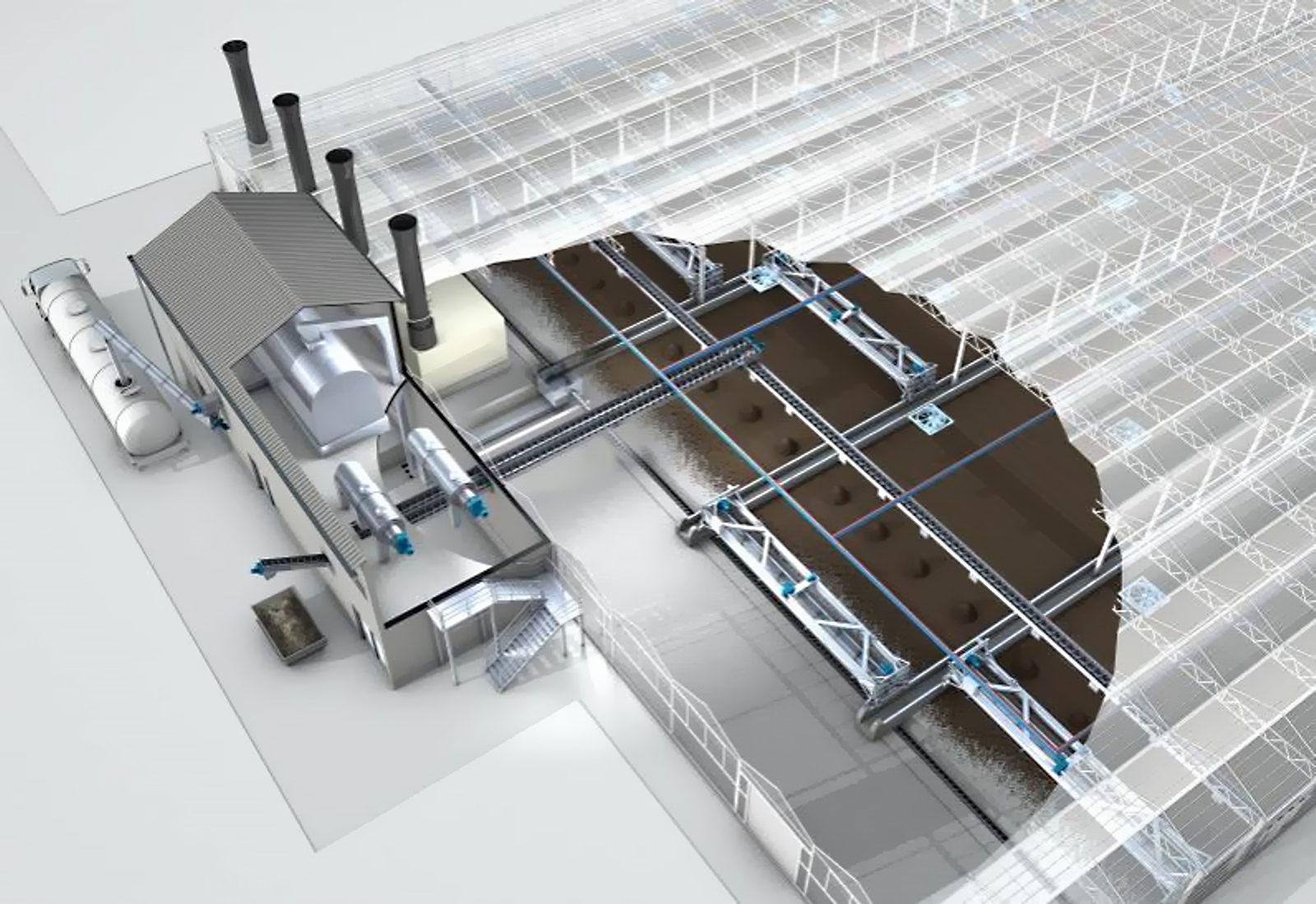 The sludge drying process in detail The sludge drying process in detail