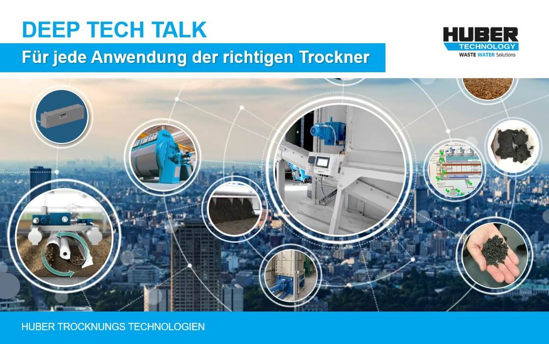 HUBER Tech Talk – Für jede Anwendung der richtige Trockner