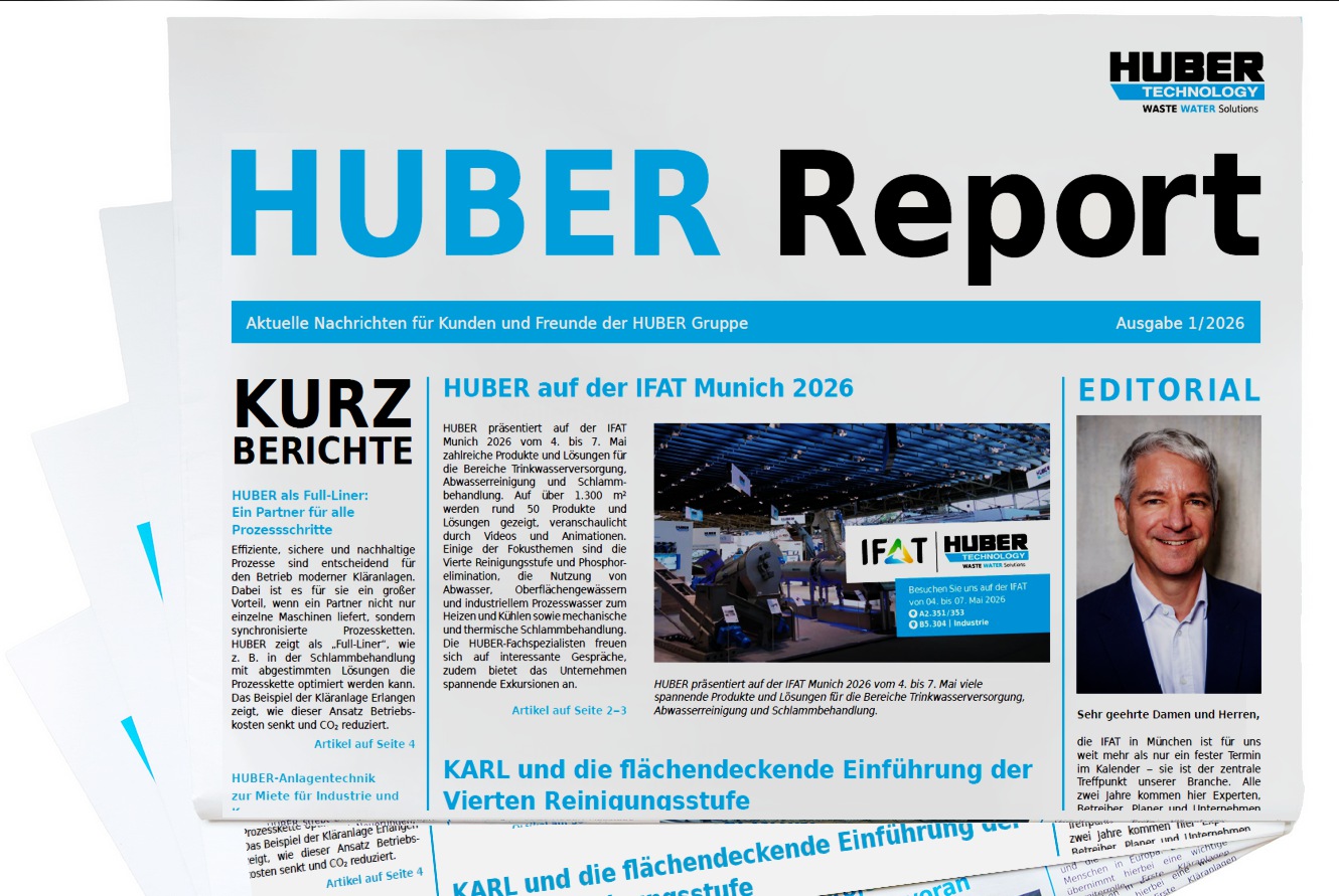 HUBER Report Ausgabe 1/2026