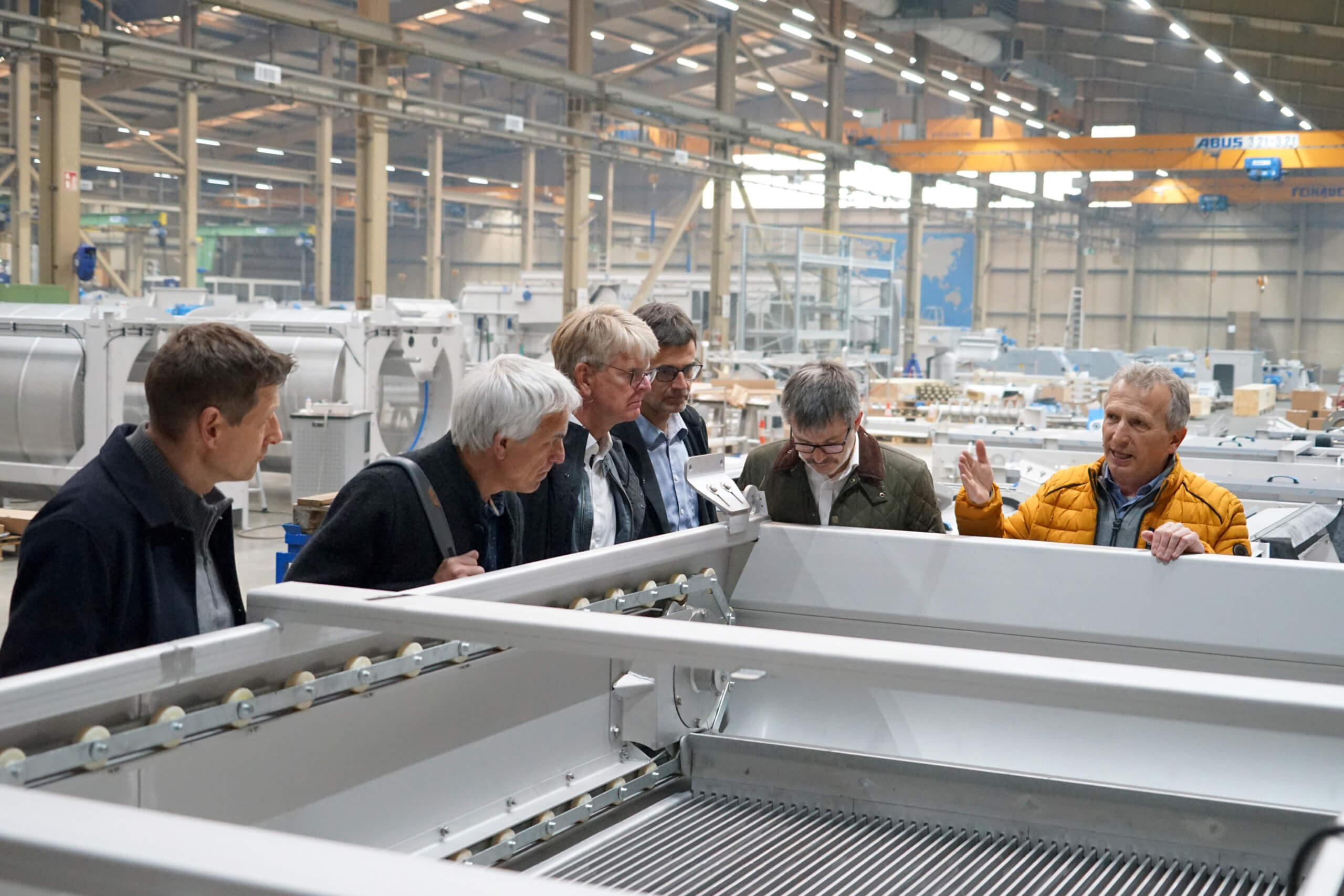 Werksführung durch die Produktionshallen am Unternehmenssitz Berching/Erasbach Werksführung durch die Produktionshallen am Unternehmenssitz Berching/Erasbach