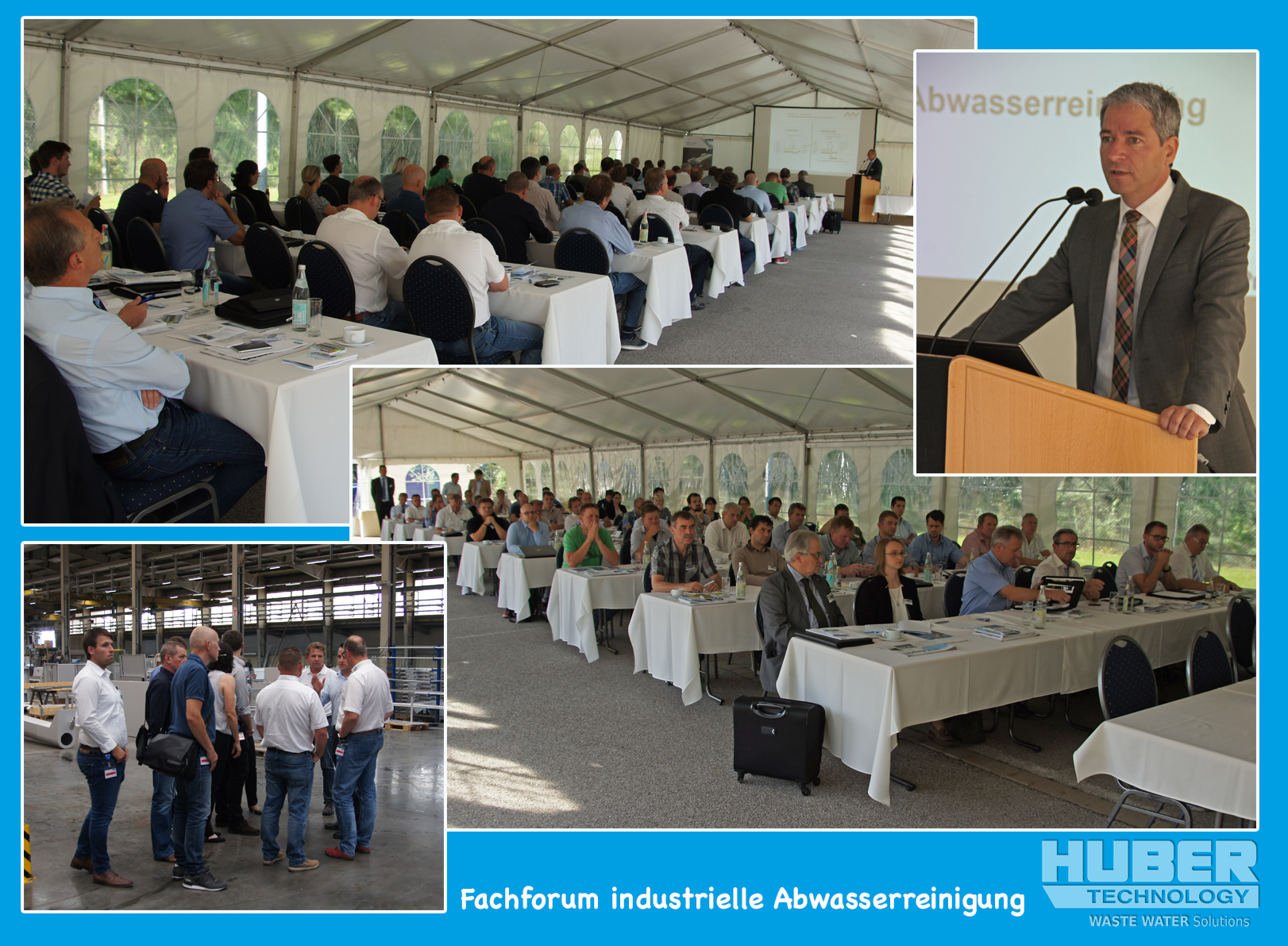 Zweites Fachforum industrielle Abwasserreinigung bei HUBER in Kooperation mit dem Dosiertechnik-Spezialisten Prominent Deutschland GmbH durchgeführt Zweites Fachforum industrielle Abwasserreinigung bei HUBER in Kooperation mit dem Dosiertechnik-Spezialisten Prominent Deutschland GmbH durchgeführt