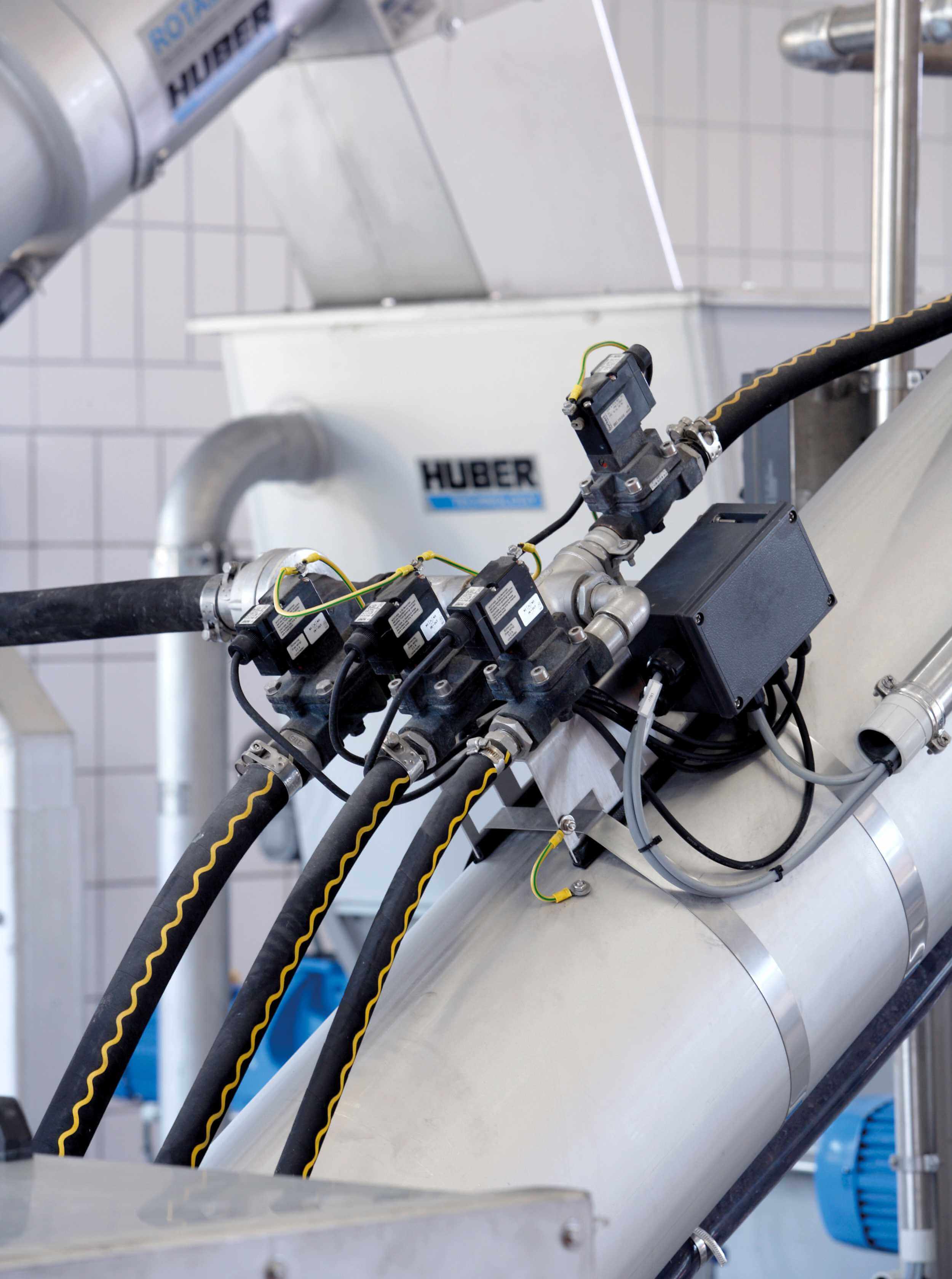 HUBER Rotary Drum Fine Screen ROTAMAT® with integrated screenings washing IRGA HUBER Rotary Drum Fine Screen ROTAMAT® with integrated screenings washing IRGA