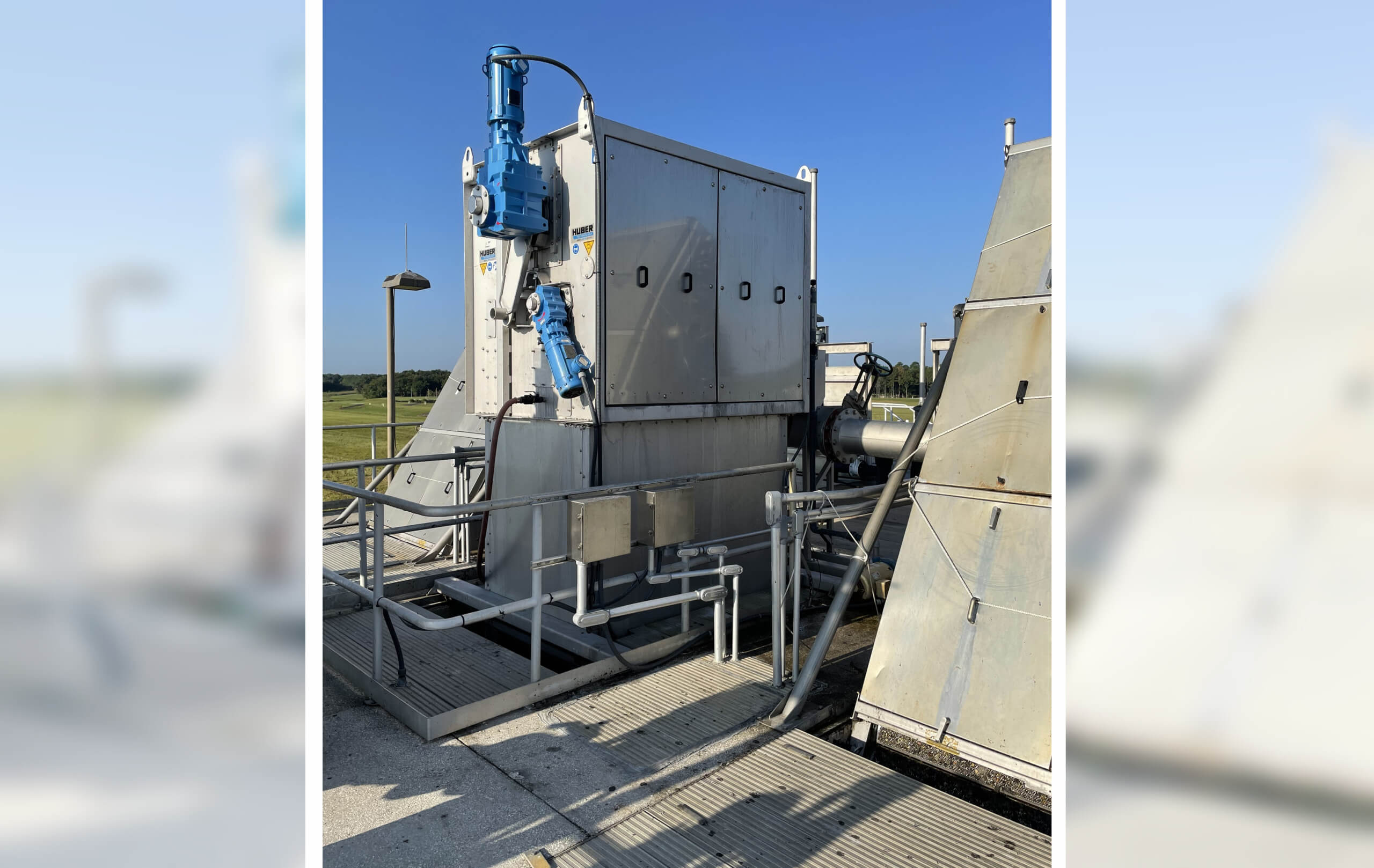 HUBER Belt Screen CenterMax® pp with integrated rotating brush cleaning system
 HUBER Belt Screen CenterMax® pp with integrated rotating brush cleaning system